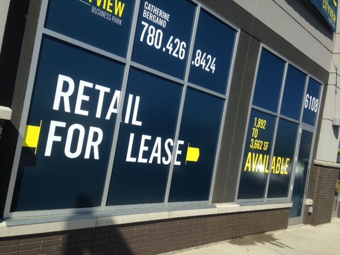 Edmonton For Lease Signs
