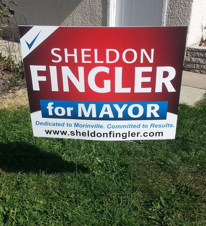 Edmonton Political Sign