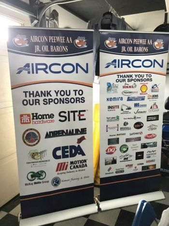 Edmonton Pop Up Banner Stands